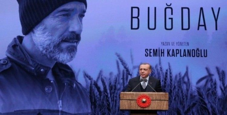 Erdoğan 'Buğday' filminin galasına katıldı