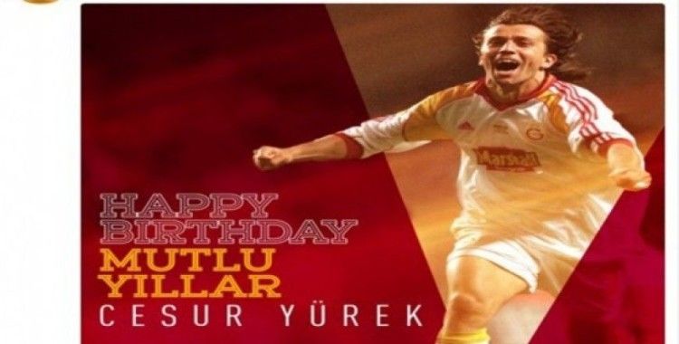 Galatasaray, Bülent Korkmaz'ı doğum gününde unutmadı
