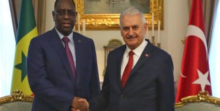 Başbakan Yıldırım, Senegal Cumhurbaşkanı Sall'i kabul etti