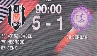 Beşiktaş gol oldu yağdı