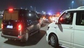 UBER üyesi sürücülerden protesto 