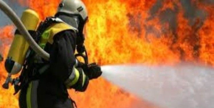 Konya'da depo yangını