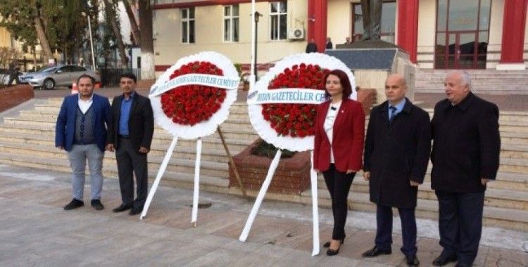 Aydın'da 10 Ocak Çalışan Gazeteciler Günü kutlandı
