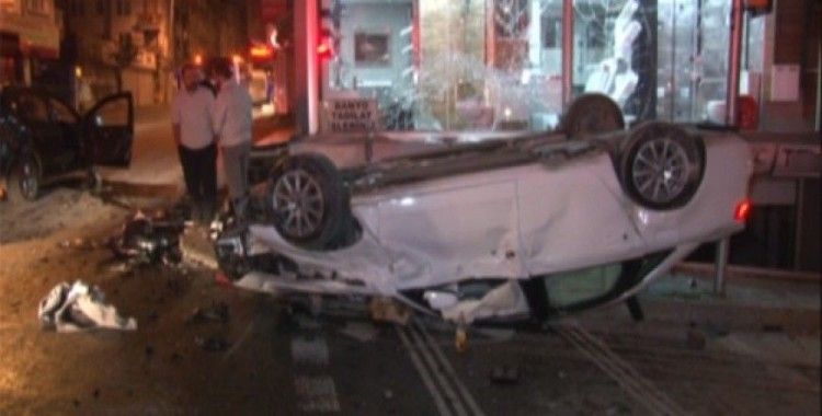 İstanbul'da alkollü sürücü dehşet saçtı