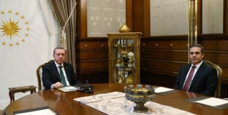 Cumhurbaşkanı Erdoğan, Hakan Fidan’ı kabul etti 