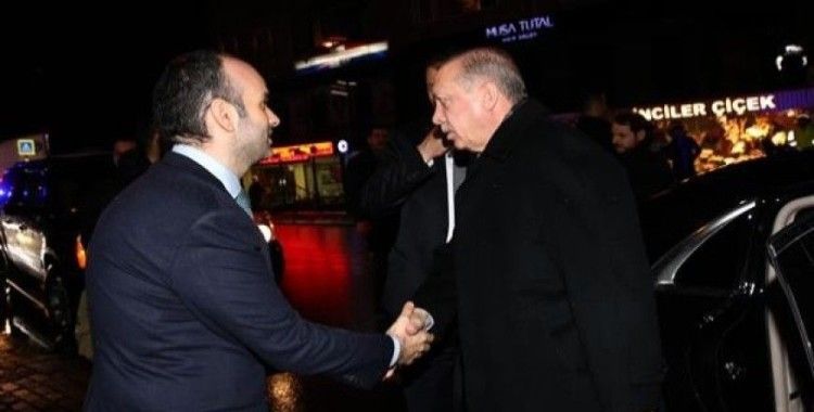 Erdoğan, ziyaret sözü verdiği restoranda yemek yedi 