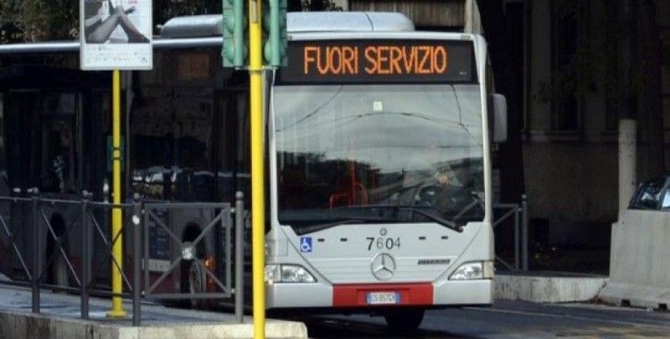 ​Roma'da toplu taşıma çalışanları greve gitti