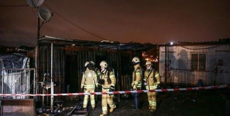Kağıt toplayıcılarının barındığı konteynerde yangın, 3 ölü