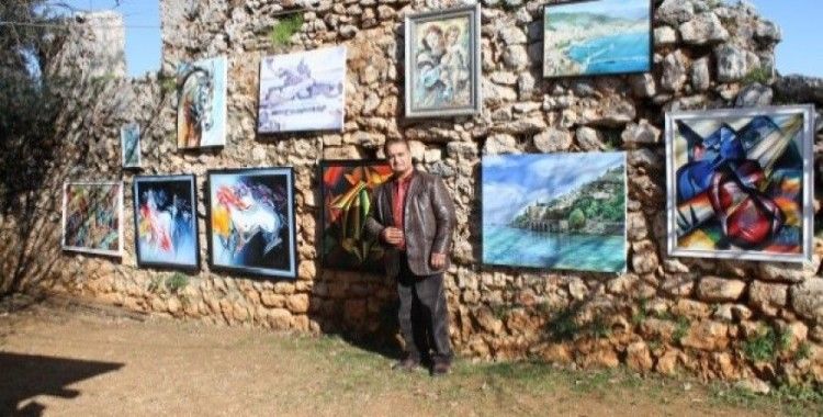 Ünlü ressam Azerbaycan ve Türkiye dostluğunu tuvaline yansıttı 