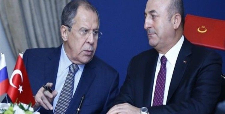 Dışişleri Bakanı Çavuşoğlu,Lavrov ile görüştü