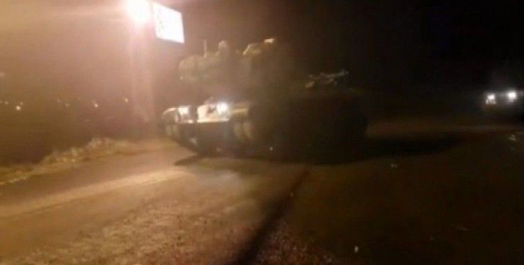 Tank ve askeri sağlık personeli Suriye sınırına ulaştı 