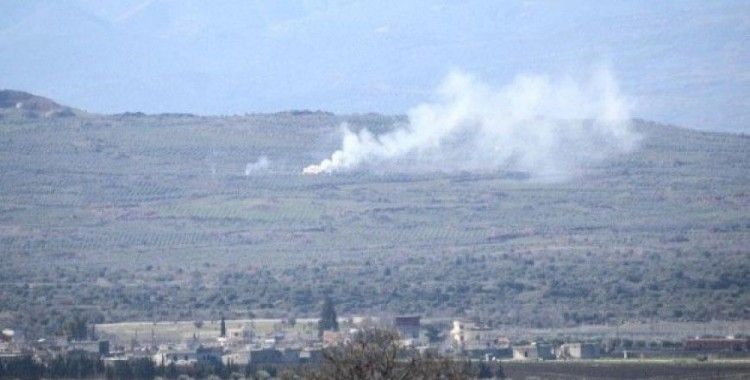 Afrin'deki Pyd/Pkk mevzilerine topçu atışı