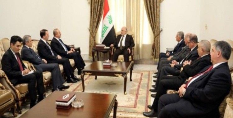 Bakan Çavuşoğlu, Irak Başbakanı İbadi ile görüştü