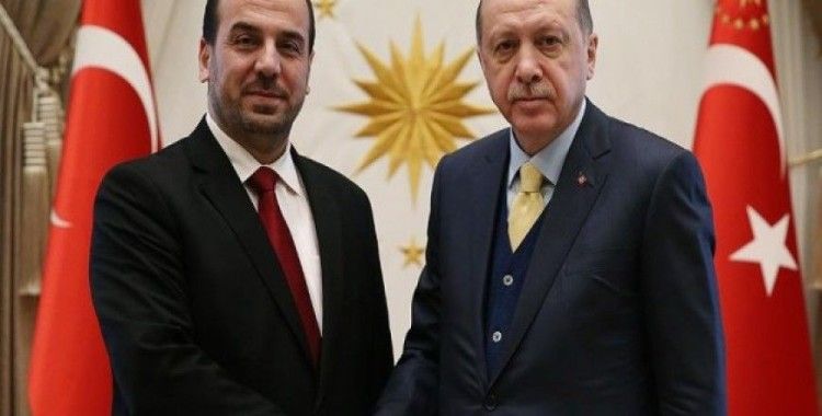 Cumhurbaşkanı Erdoğan, Nasr Hariri'yi kabul etti