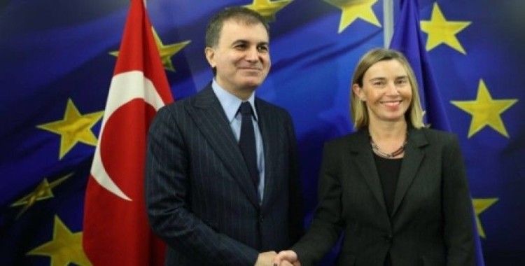 AB Bakanı Çelik, Mogherini ile görüştü