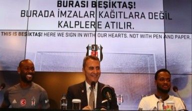 Beşiktaş’ta çifte imza