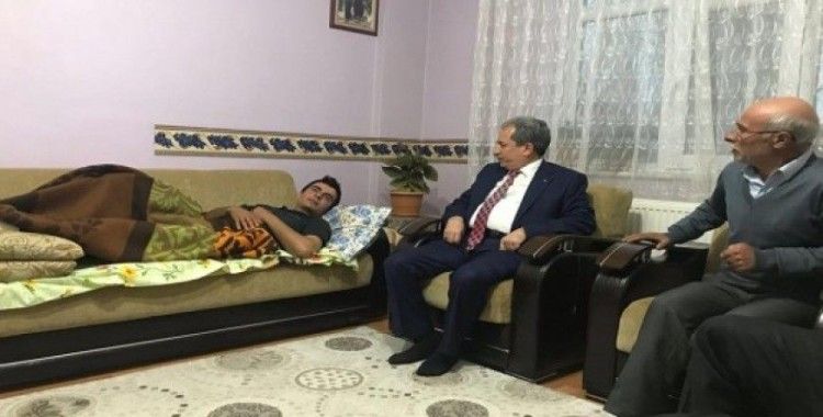 Başkan Akkaya'dan Afrin Gazisine ziyaret