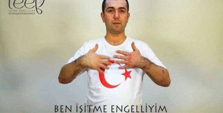 İşitme engellilerden Mehmetçik'e videolu destek