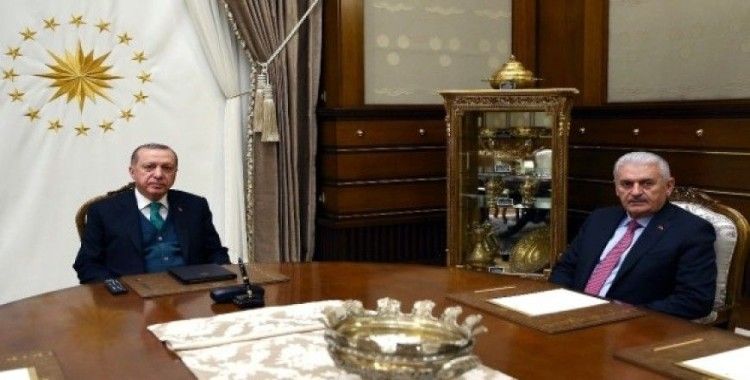 Cumhurbaşkanı Erdoğan, Başbakan Yıldırım'ı kabul etti 