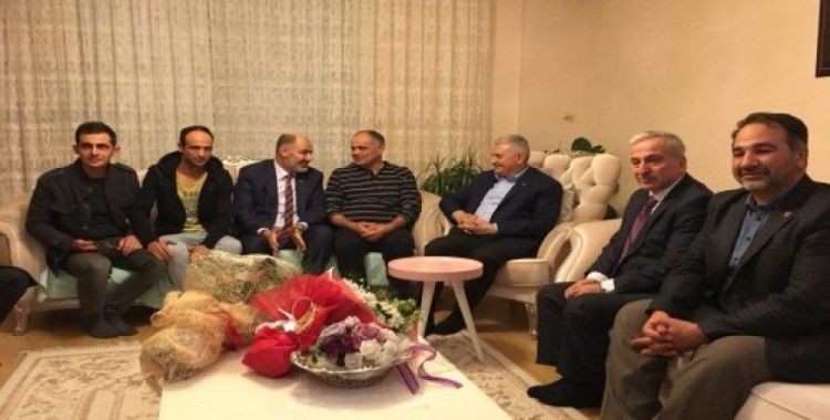 Başbakan Yıldırım belediye başkanını ziyaret etti
