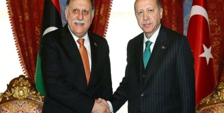 Cumhurbaşkanı Erdoğan Serrac'ı kabul etti