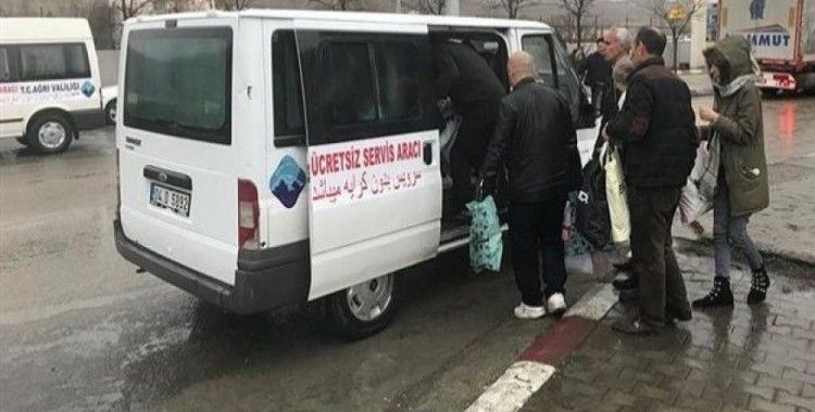 ​İran ile Türkiye'deki sınır kapıları arasında ücretsiz servis