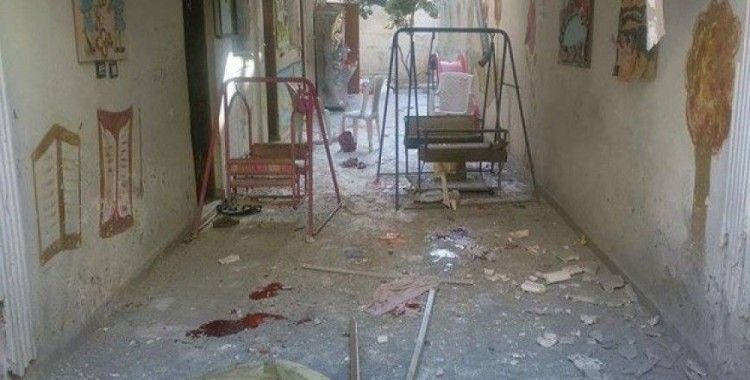 Esed rejimi İdlib'de anaokuluna saldırdı