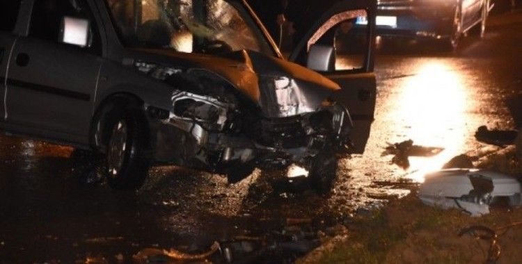 Sinop'ta trafik kazası, 2 yaralı
