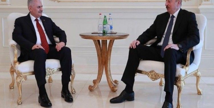 Yıldırım, Azerbaycan Cumhurbaşkanı Aliyev ile görüştü