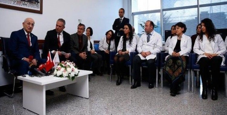 TBMM Başkanı Kahraman Meclis Hastanesini ziyaret etti
