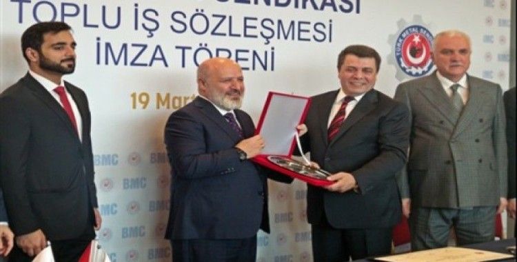 BMC - Türk Metal Sendikası toplu iş sözleşmesi imza töreni yapıldı