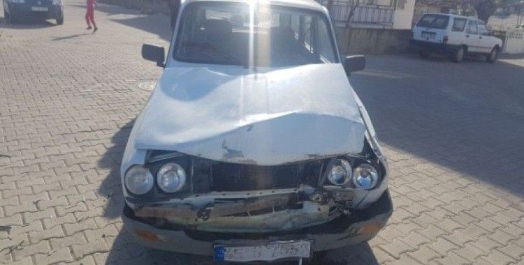 Manisa'da trafik kazası, 1 yaralı