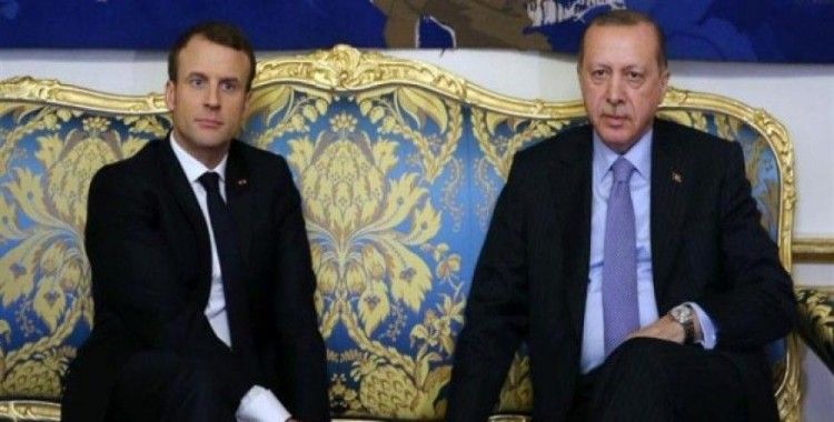 Cumhurbaşkanı Erdoğan ile Macron Afrin'i görüştü
