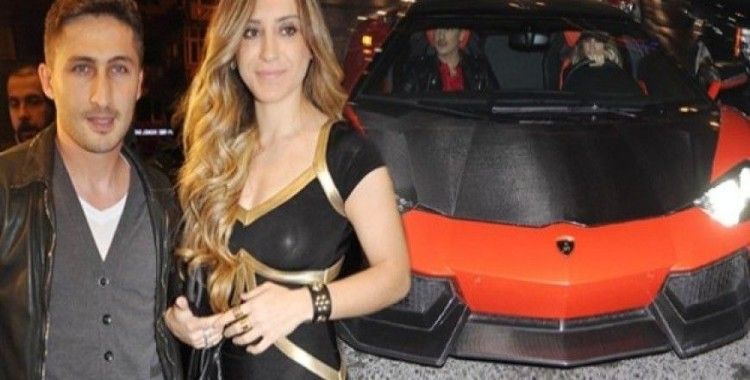 Yağmur Sarıoğlu'nun Lamborghini'si düğün arabası oldu