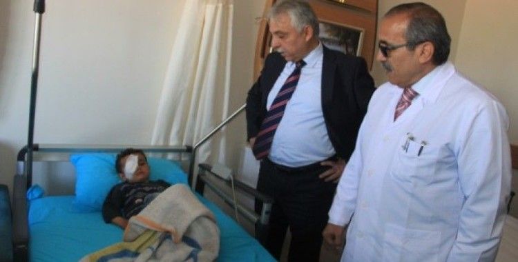 Sınır'da ilk göz ameliyatı yapıldı