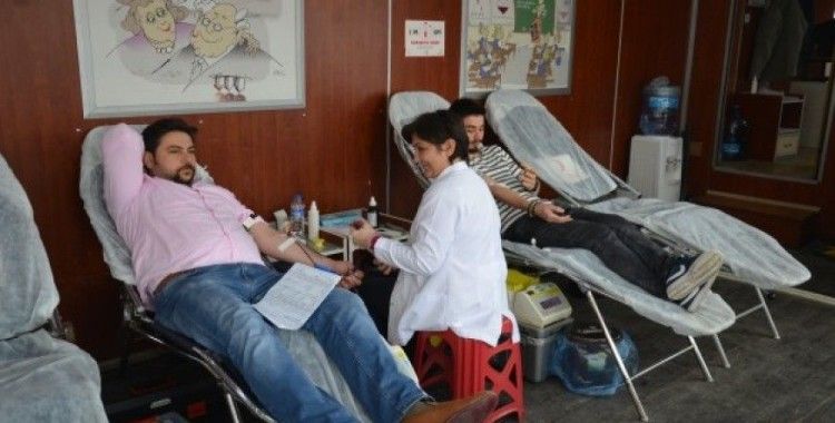 Kızılay Fatsa'da kan bağışı topladı