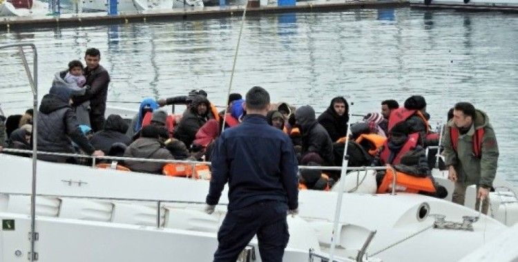 Trabzon'da çoğunluğu Afgan uyruklu 41 kaçak göçmen yakalandı