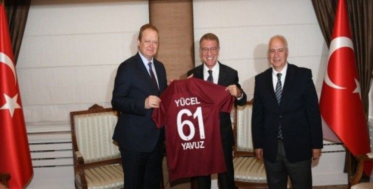 Trabzonspor'un yeni başkanı ve yöneticilerinden ziyaretler 