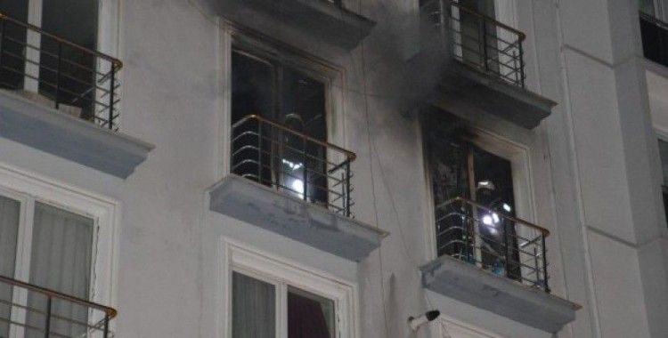 Kırıkkale'de öğrenci apartında yangın