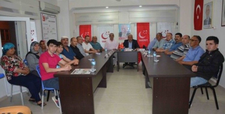 Karamollaoğlu için Saadet Partisinde imza kampanyası