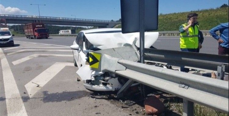 3. köprü yolundaki kazada iki kadın yaralandı