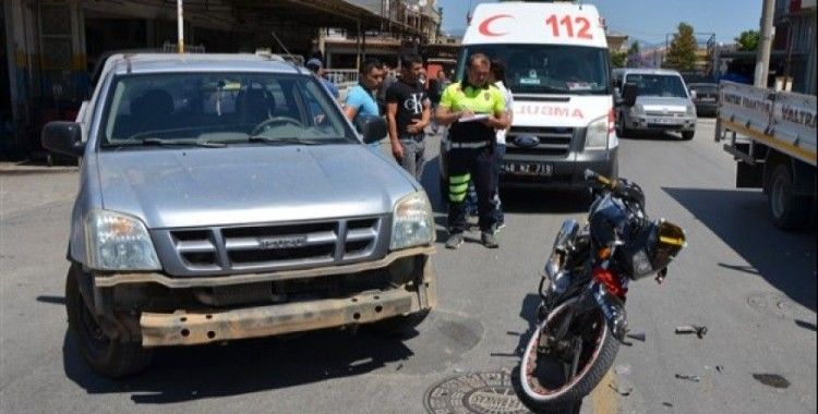 Milas'ta kaza, 1 yaralı