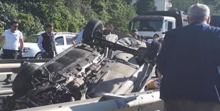 ​Rize'de trafik kazası; 1 ölü, 2 yaralı