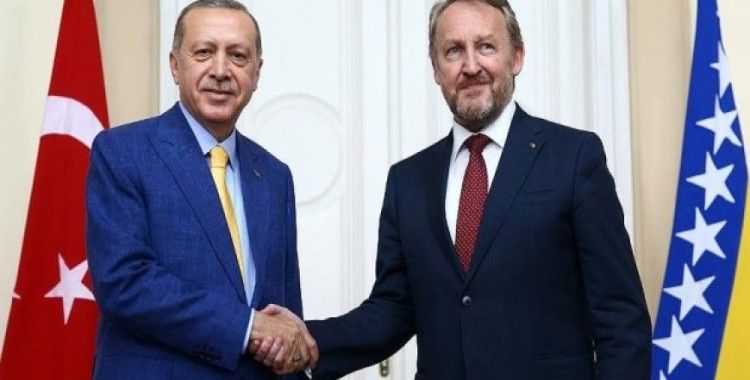 Cumhurbaşkanı Erdoğan, İzzetbegovic ile bir araya geldi