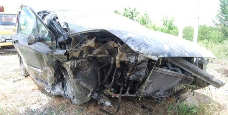 Tekirdağ'da trafik kazası, 1'i ağır 2 yaralı