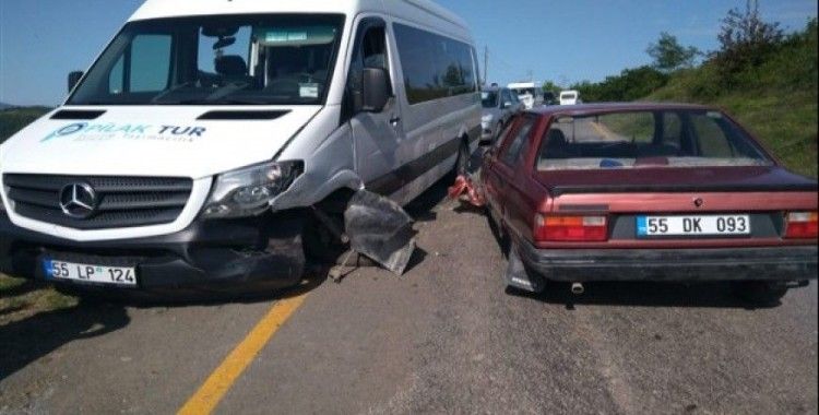 Samsun'da trafik kazası, 6 yaralı