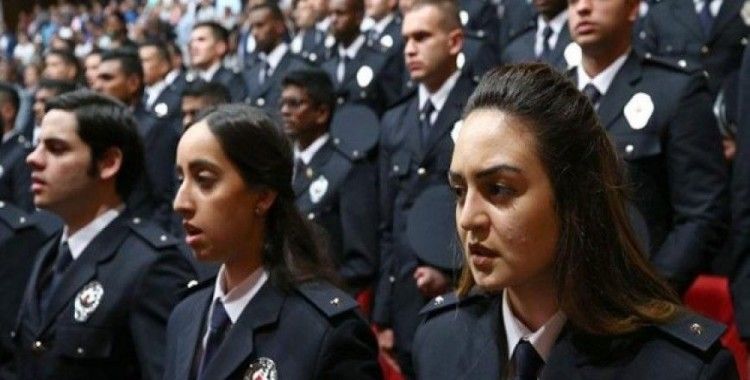Polis Akademisi'nde yabancı öğrencilerin mezuniyet heyecanı