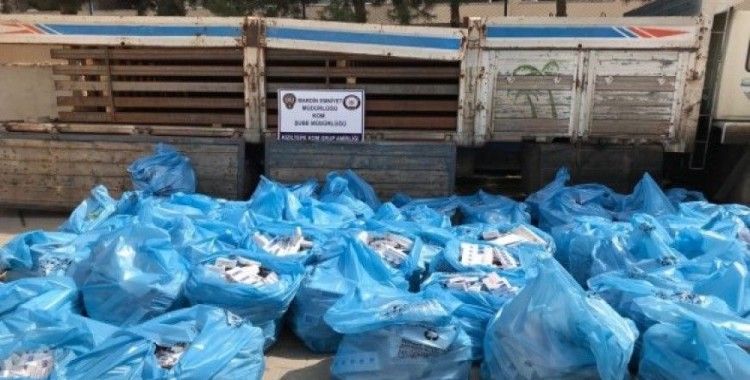 Mardin'de 29 bin 200 paket kaçak sigara ele geçirildi