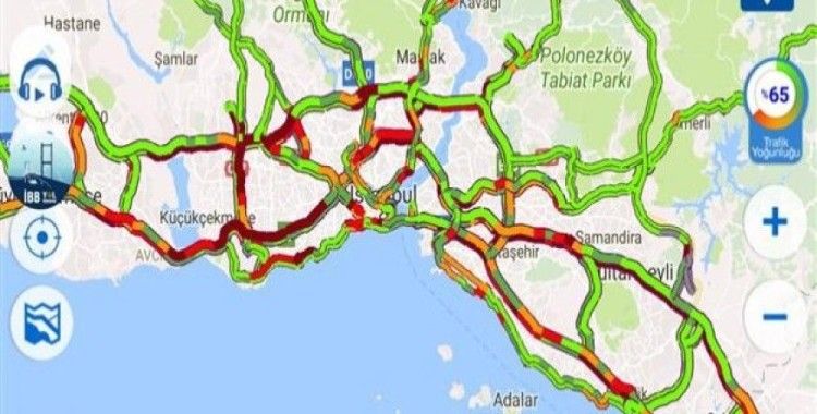İstanbul'da bayram trafiği başladı