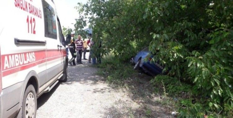 Çaycuma'da trafik kazası, 1 yaralı 